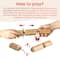 Glitzhome® 12" Christmas Kraft Paper Characters Tag Party Cracker with Gift Contents, 6ct.